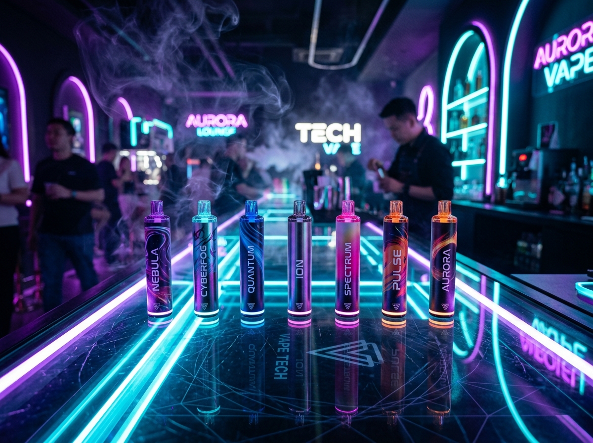 Disposable vape products selection at Legends Smoke